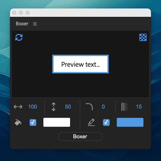 Boxer's digital UI.