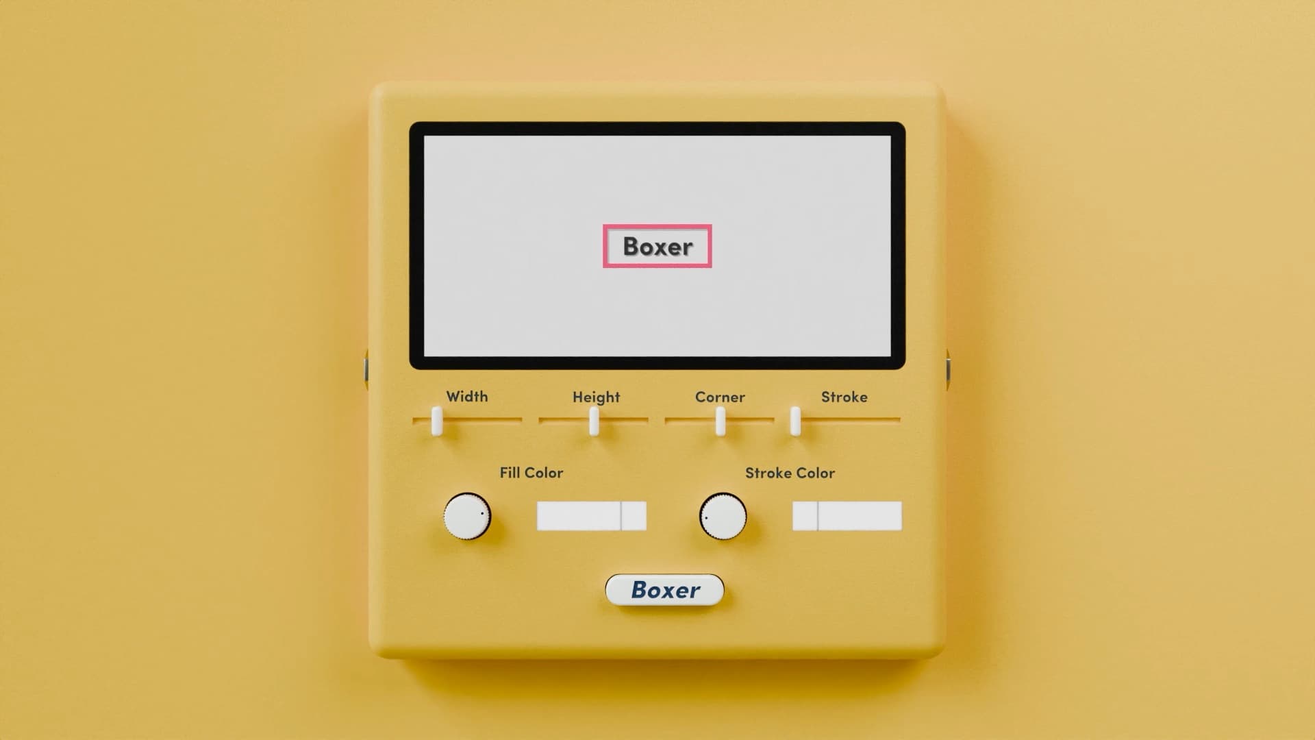 Final Boxer 3D design.