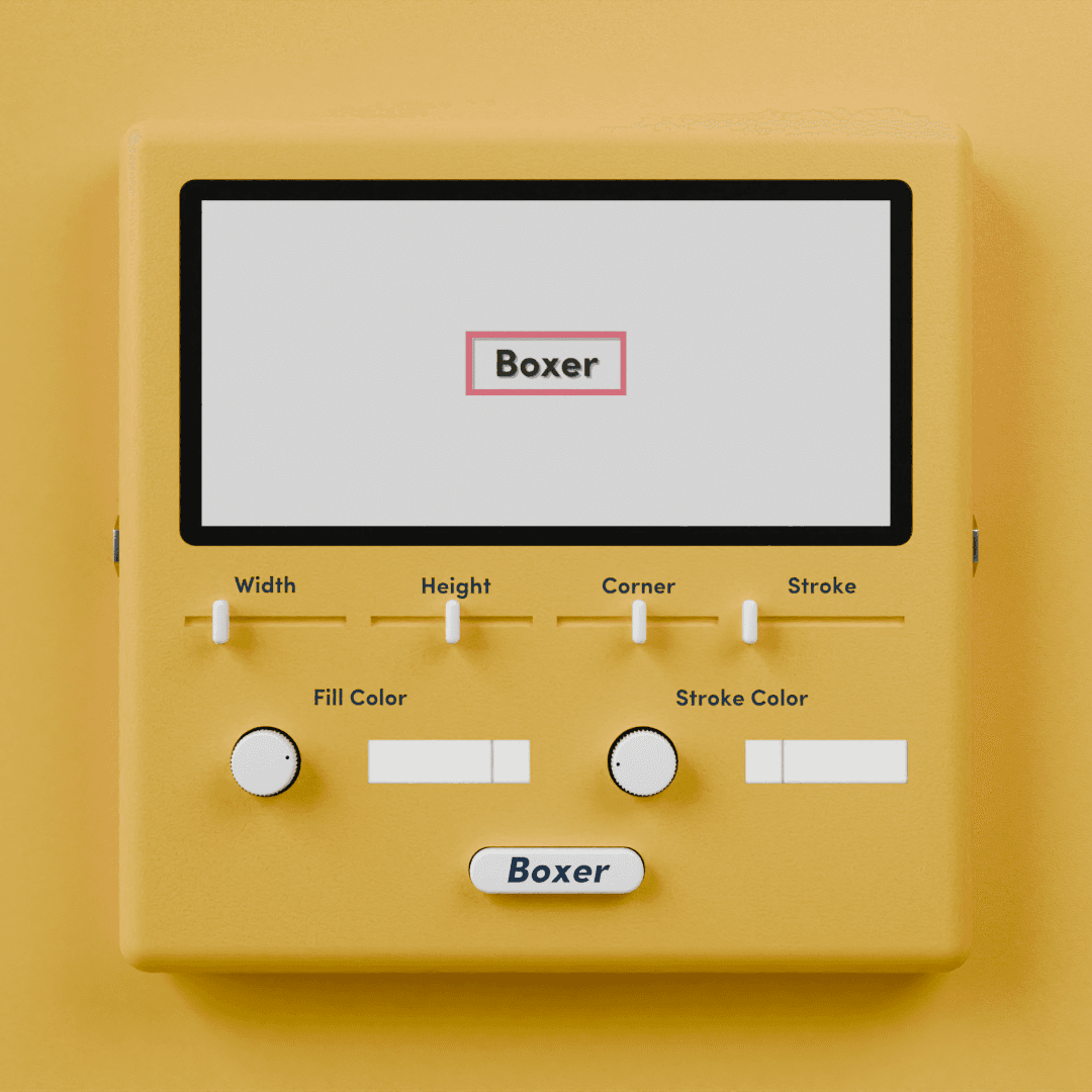 Final Boxer 3D design.
